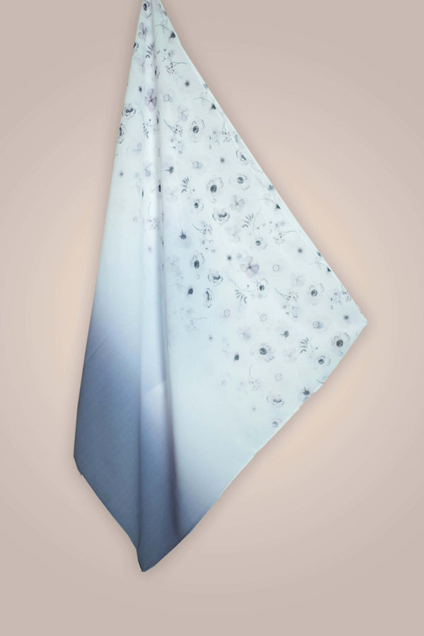 Crep Hijab - Blumen - Model 3