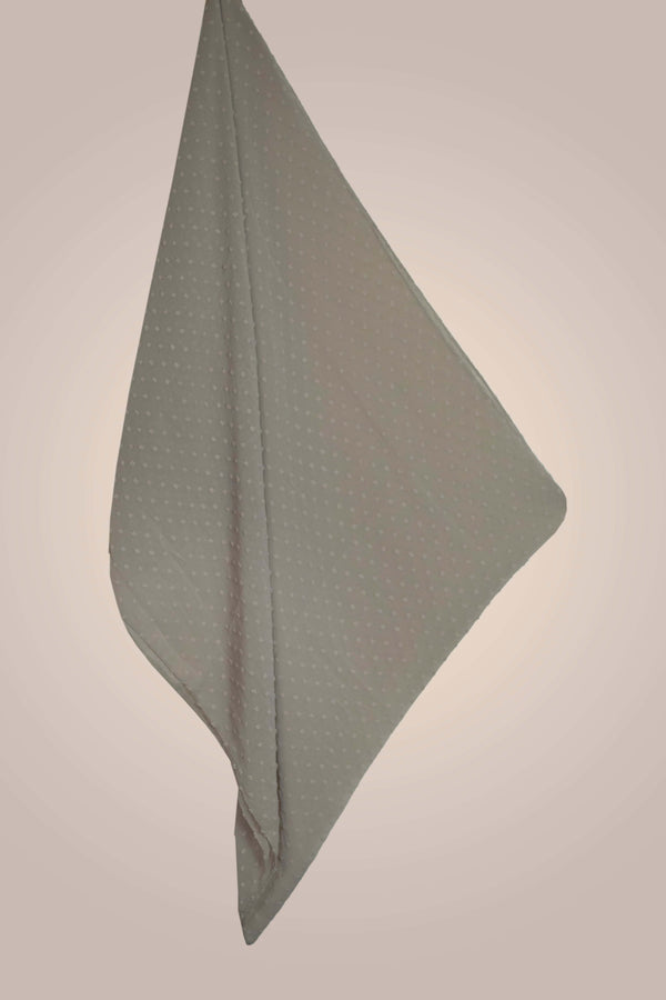 Chiffon Hijab - Gemustert - Braun
