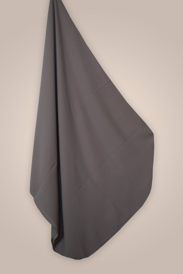 Medina Seide Hijab - Standard - Braungrau-Töne