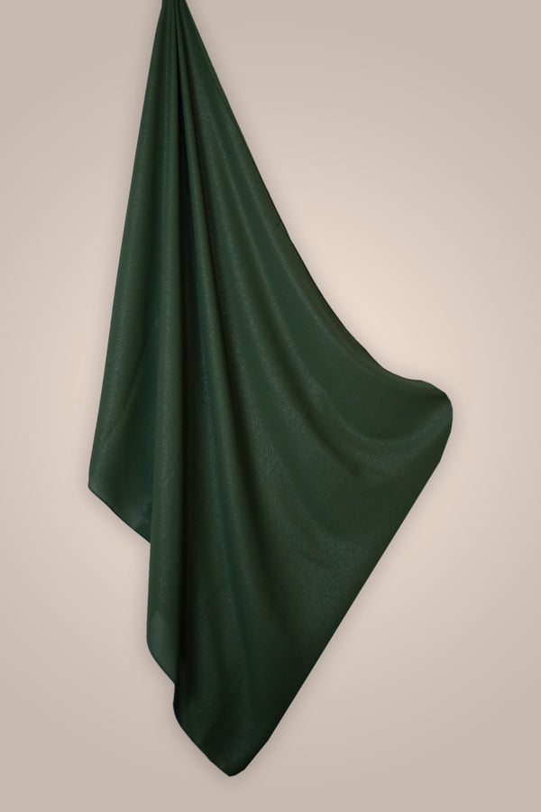 Chiffon Hijab - Glänzend - Grün-Töne