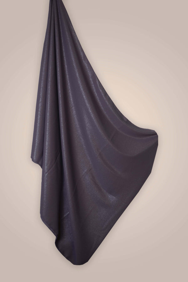 Chiffon Hijab - Glänzend - Lila