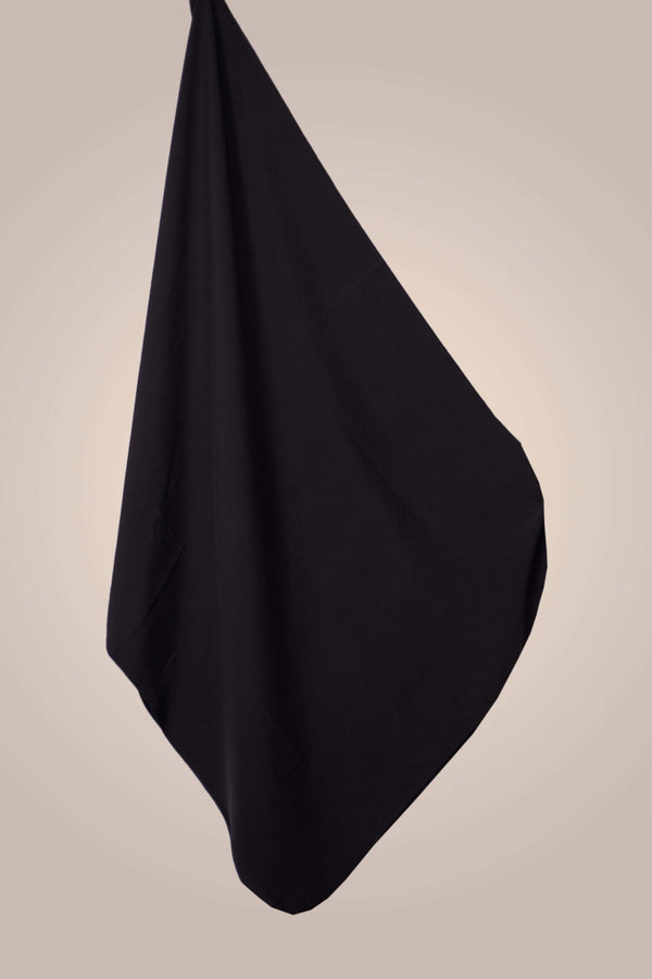 Medina Seide Hijab - Standard - Dunkelbraun