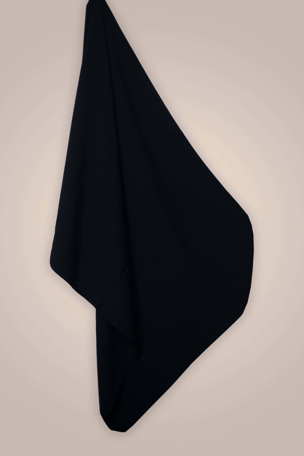 Medina Seide Hijab - Standard - Schwarz