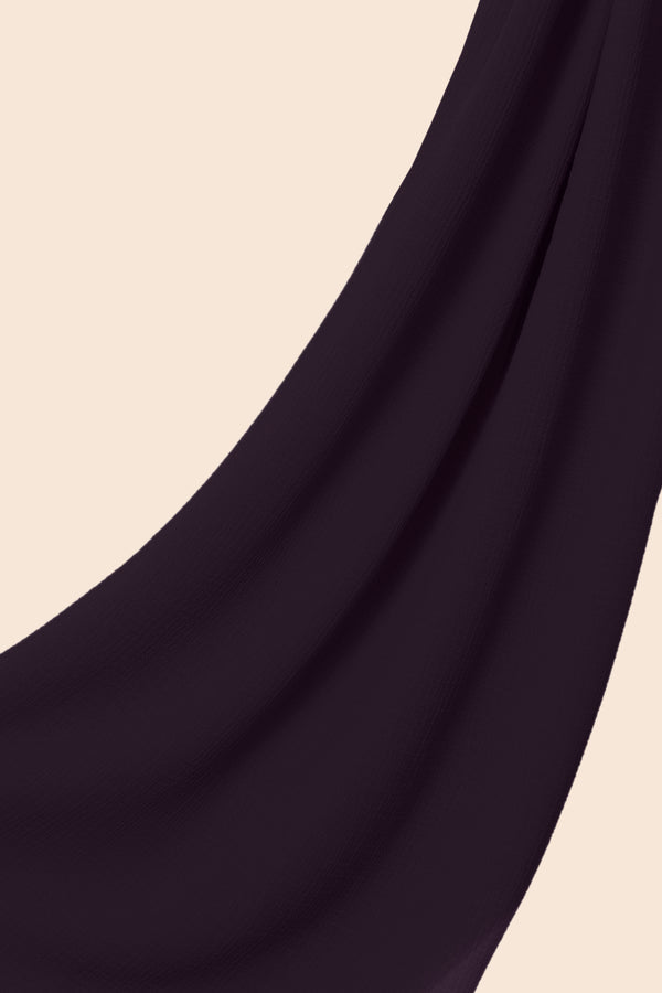 Chiffon Hijab - Lockig - Lila-Töne