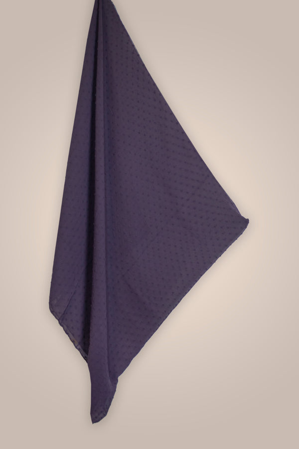 Chiffon Hijab - Gemustert - Lila-Töne