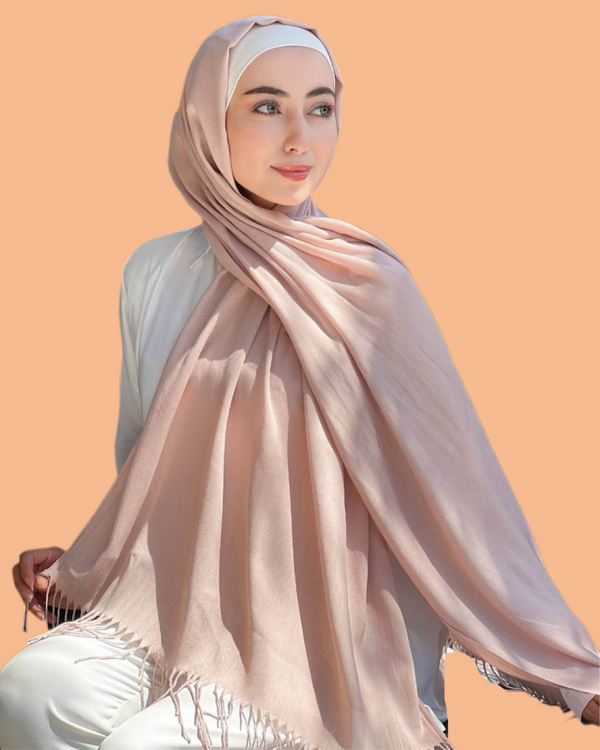 Pashmina Hijab - Standard - Hell-Rosa