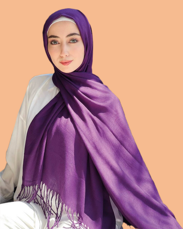 Pashmina Hijab - Standard - Lila-Töne